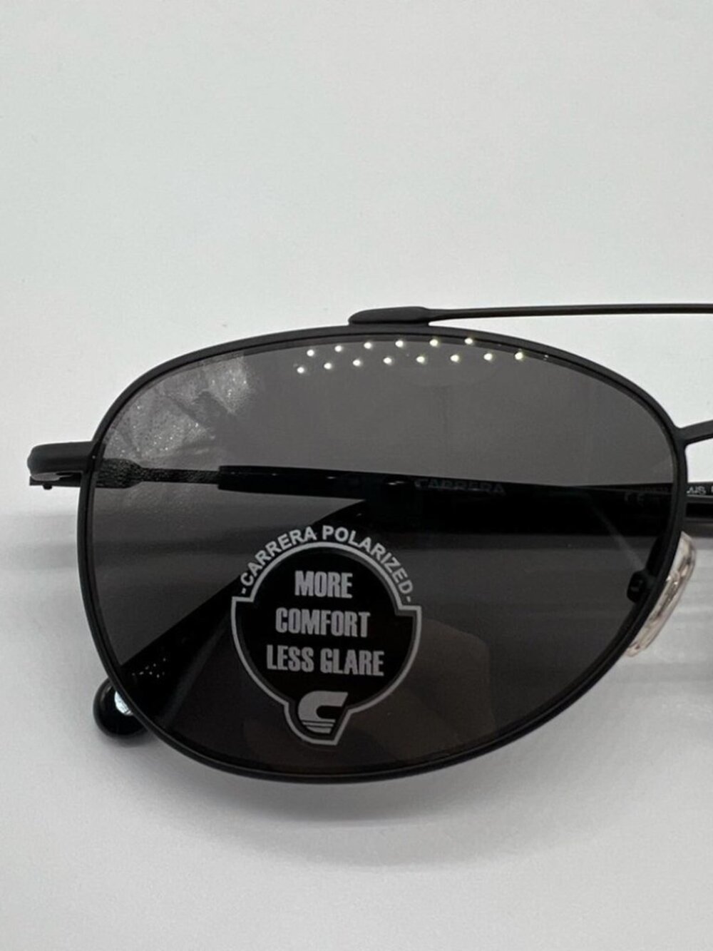 Carrera Polarized Grey/black Pilot Unisex Sunglasses